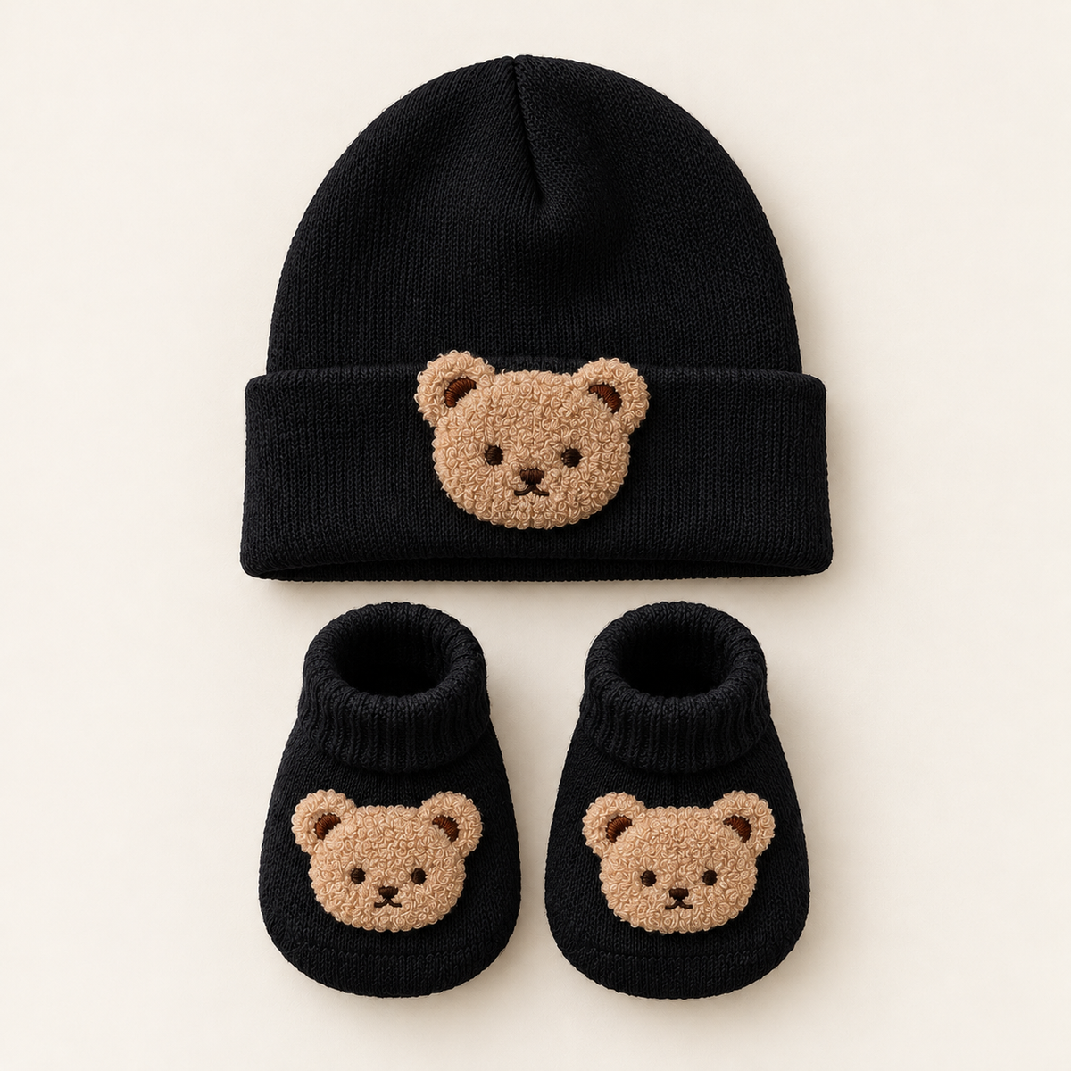 Baby Teddy Bear Booties