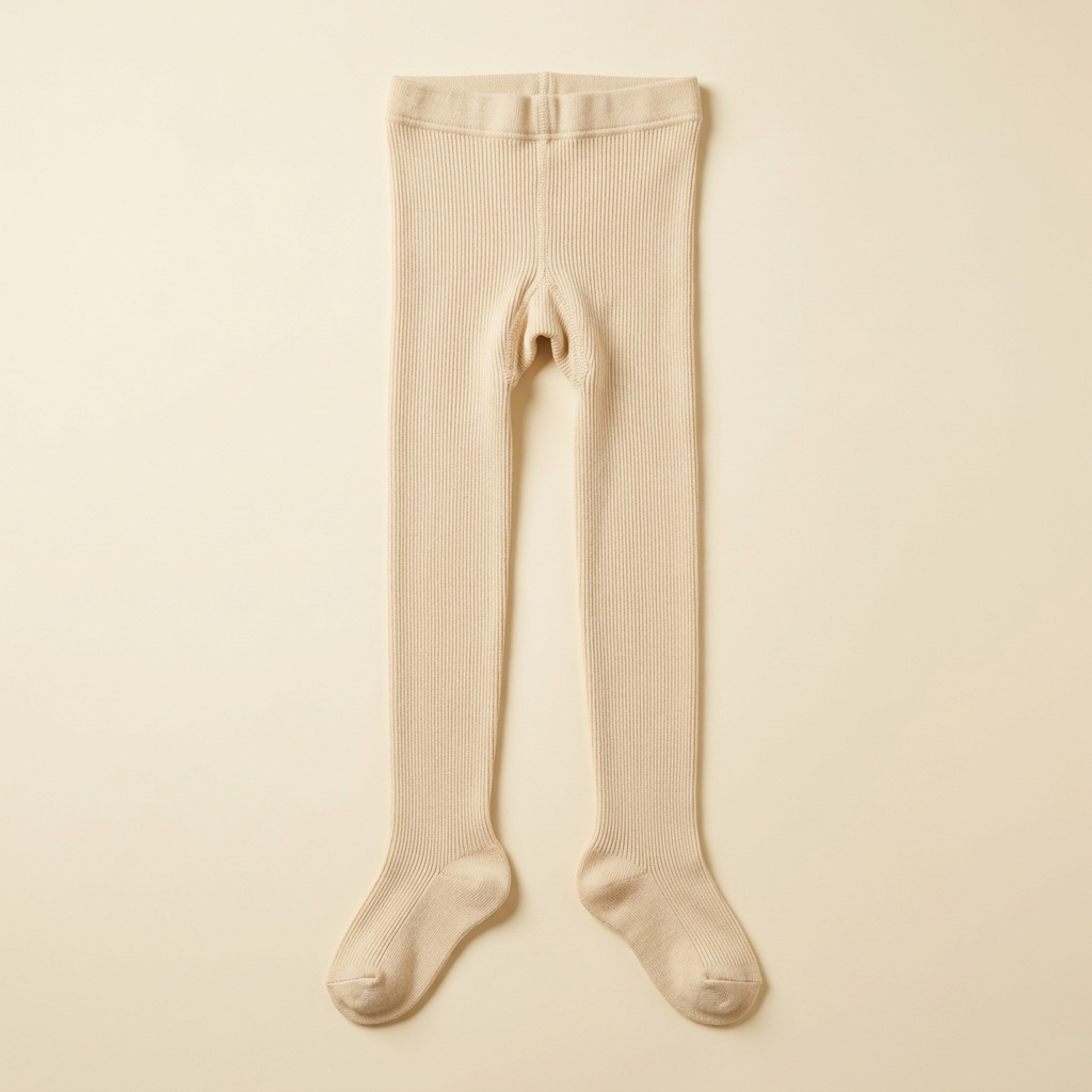 Ribbed Footed Tights
