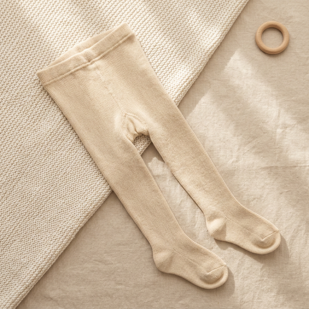 Ribbed Footed Tights