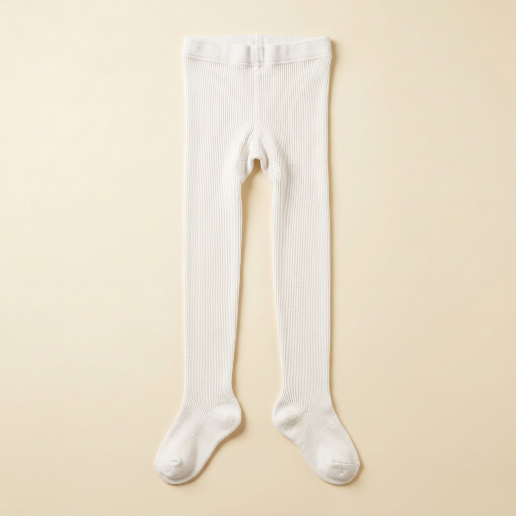 Ribbed Footed Tights