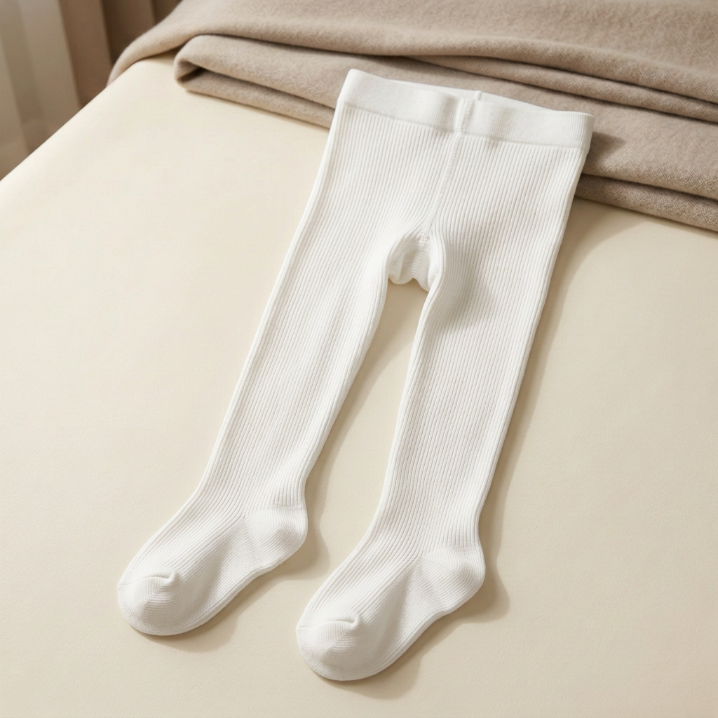 Ribbed Footed Tights
