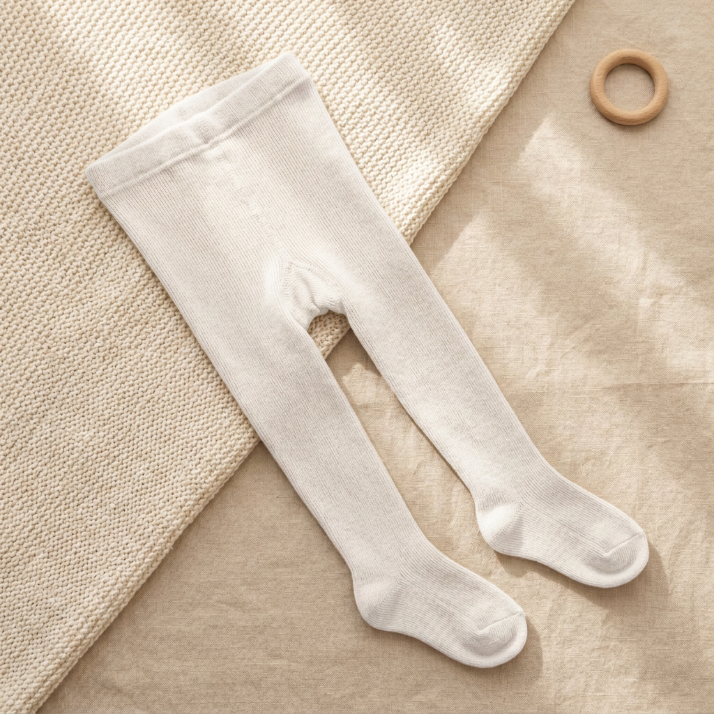 Ribbed Footed Tights